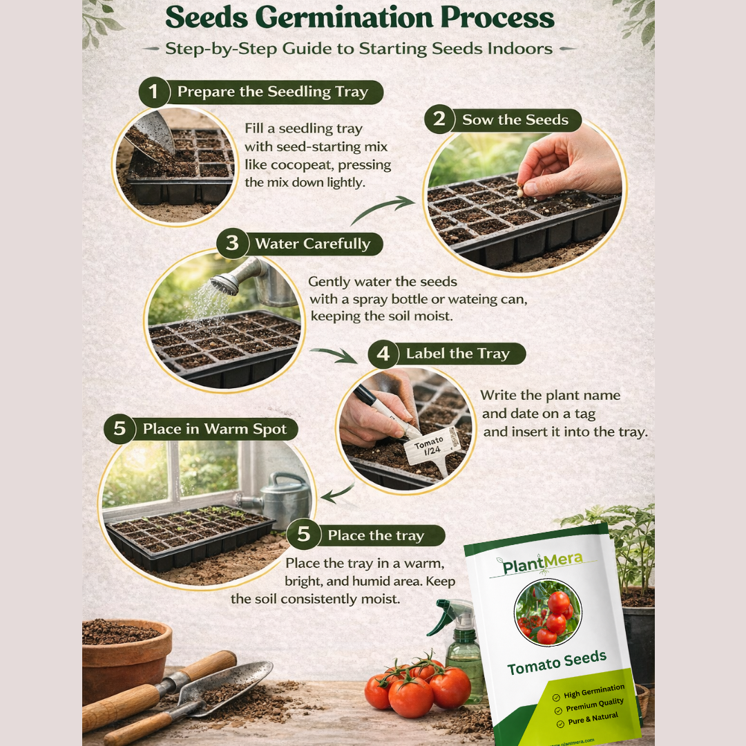 untreated tomato seeds for organic gardening 50 seeds (tamatar/टमाटर के बीज) high germination/ easy to grow/ ideal for terrace/kitchen gardening untreated tomato seeds for organic gardening 50 seeds (tamatar/टमाटर के बीज) high germination/ easy to grow/ ideal for terrace/kitchen gardening