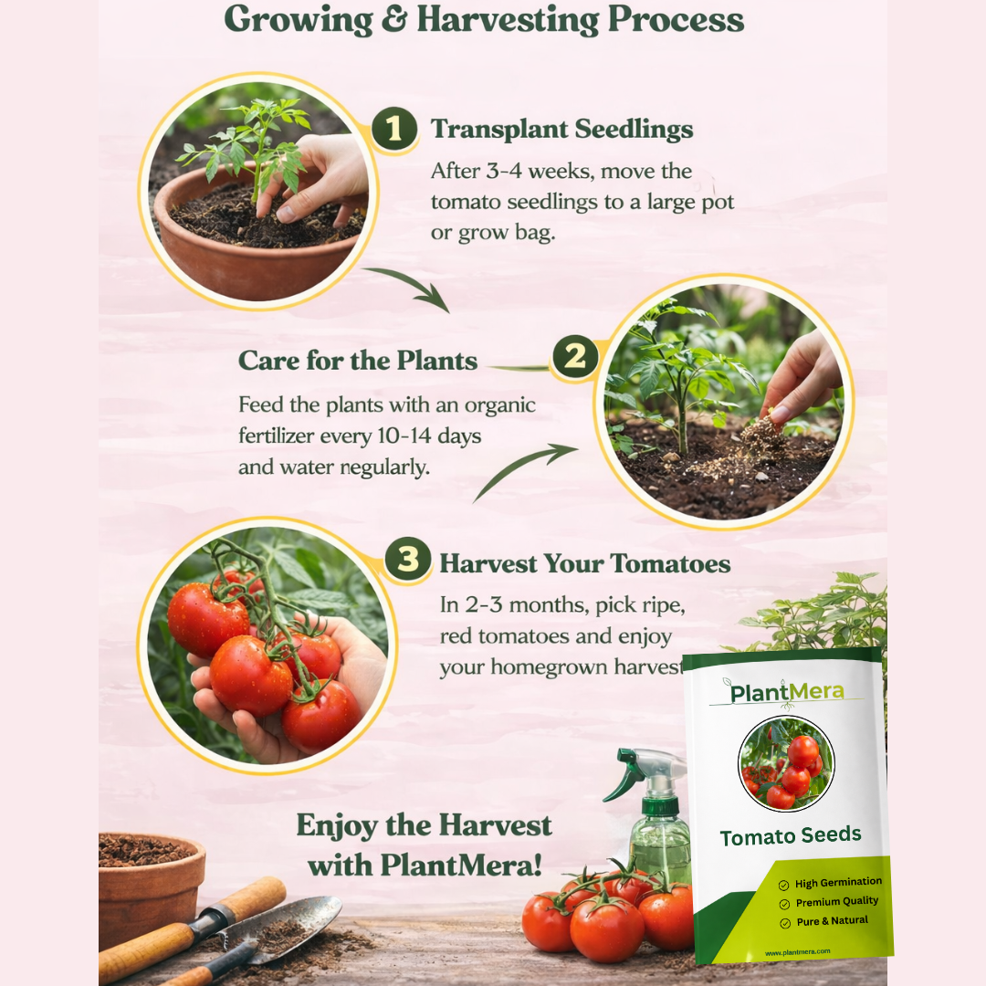 untreated tomato seeds for organic gardening 50 seeds (tamatar/टमाटर के बीज) high germination/ easy to grow/ ideal for terrace/kitchen gardening untreated tomato seeds for organic gardening 50 seeds (tamatar/टमाटर के बीज) high germination/ easy to grow/ ideal for terrace/kitchen gardening